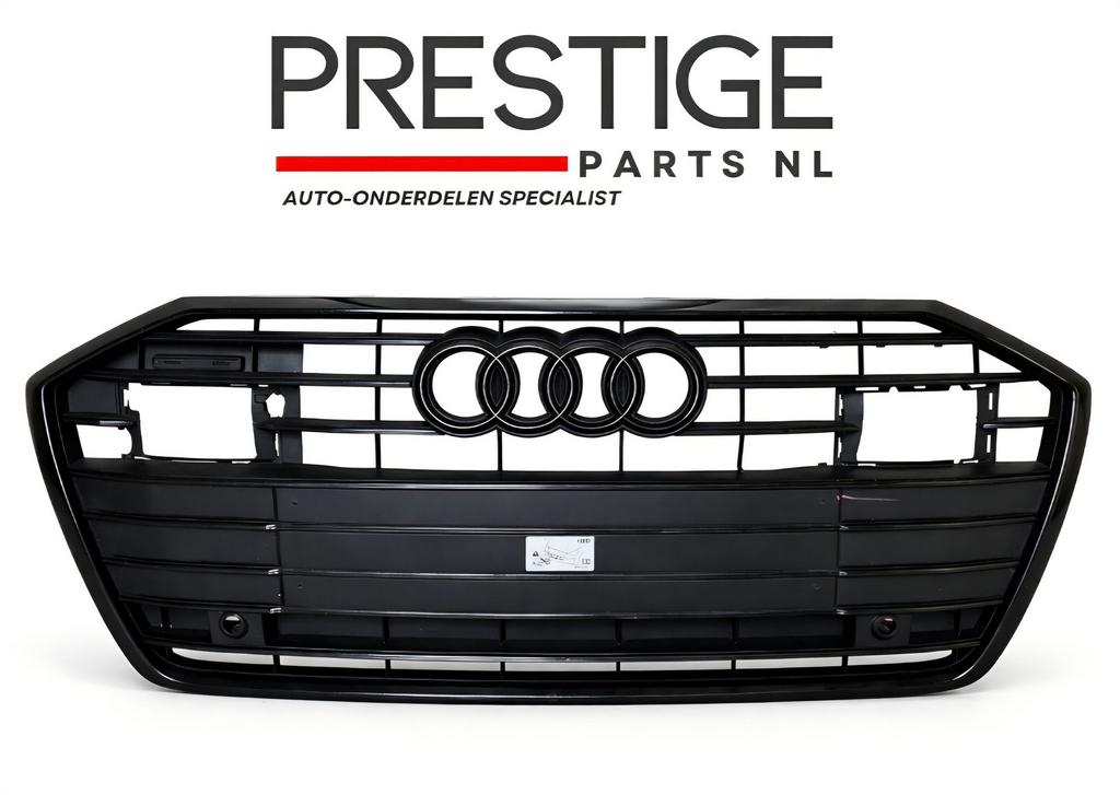 Grill Audi A6 C8 4K S-line Origineel Grille 4K0853651C bj.20, Gebruikt, -, Voor, Bumper