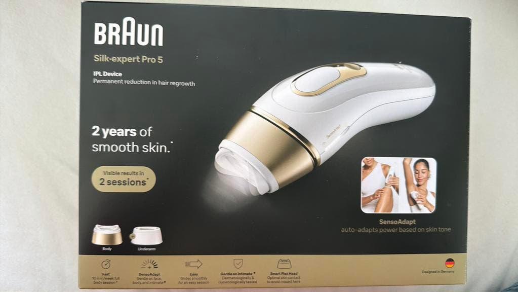 Braun Silk-expert Pro 5 PL5210 IPL Ongebruikt Nieuw €470, Witgoed en Apparatuur, Persoonlijke-verzorgingsapparatuur, Ophalen of Verzenden
