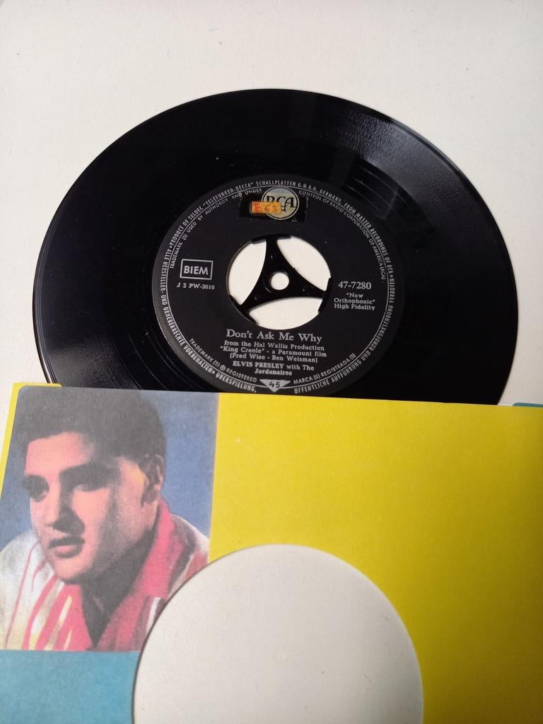 Elvis Presley  - Don't ask me why / Hard headed woman, Ophalen of Verzenden, Zo goed als nieuw, Pop