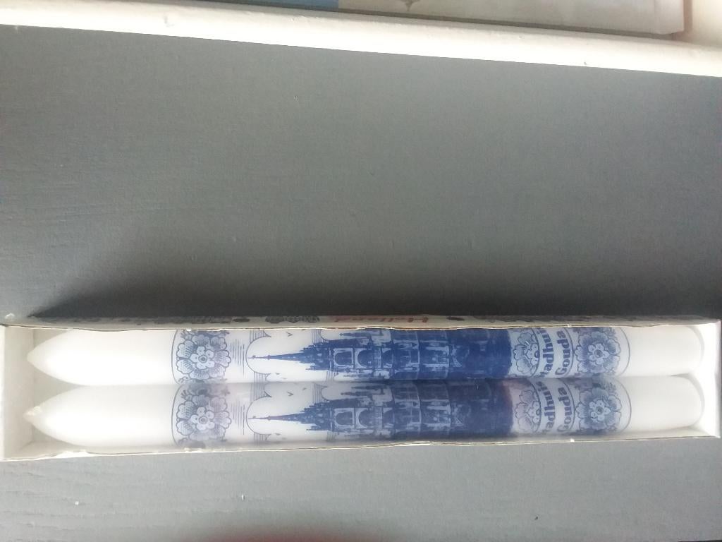 Originele Gouda kaarsen, Overige materialen, Blauw, Nieuw, Ophalen of Verzenden