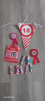 Verjaardag artikelen 18 jaar, Ophalen of Verzenden, Versiering, Verjaardag