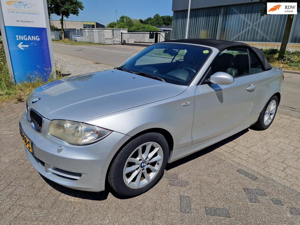 BMW 1-serie Cabrio 118i Cabrio, Apk, Nap, Goed rijdend Inrui, 1-Serie, Achterwielaandrijving, Zwart, Cabriolet