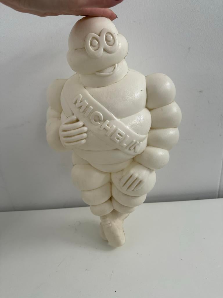 Vintage Michelin Bibendum Beeldje - Zeldzaam Verzamelaarsobj, Ophalen, Gebruiksvoorwerp, ., Zo goed als nieuw