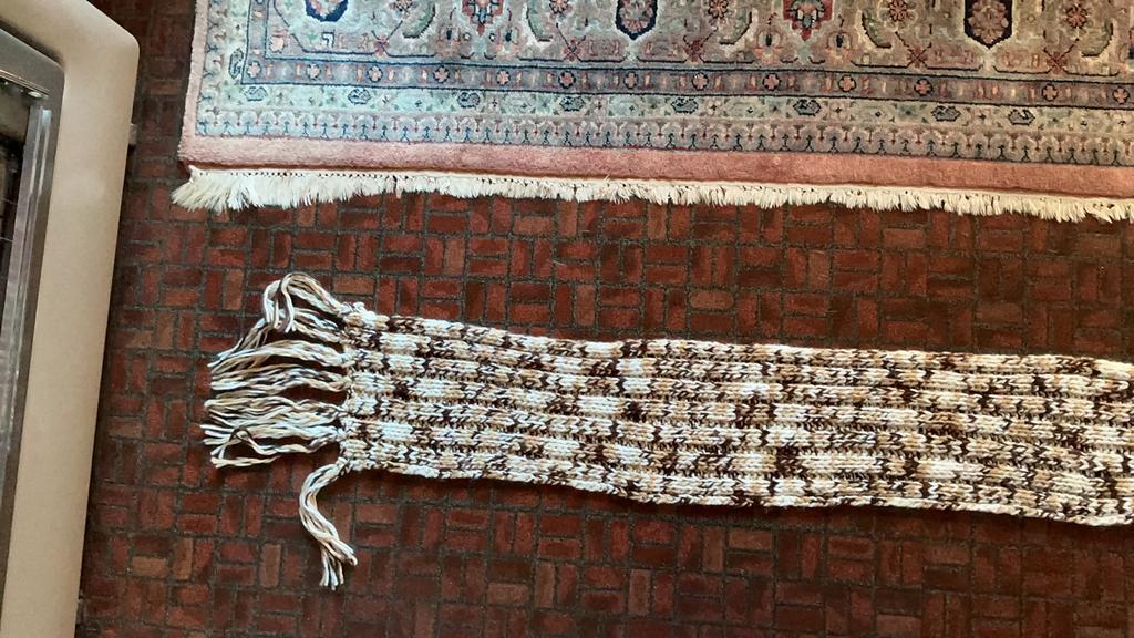 Mooi sjaal, Ophalen of Verzenden, Zo goed als nieuw, Zilver, Overige materialen