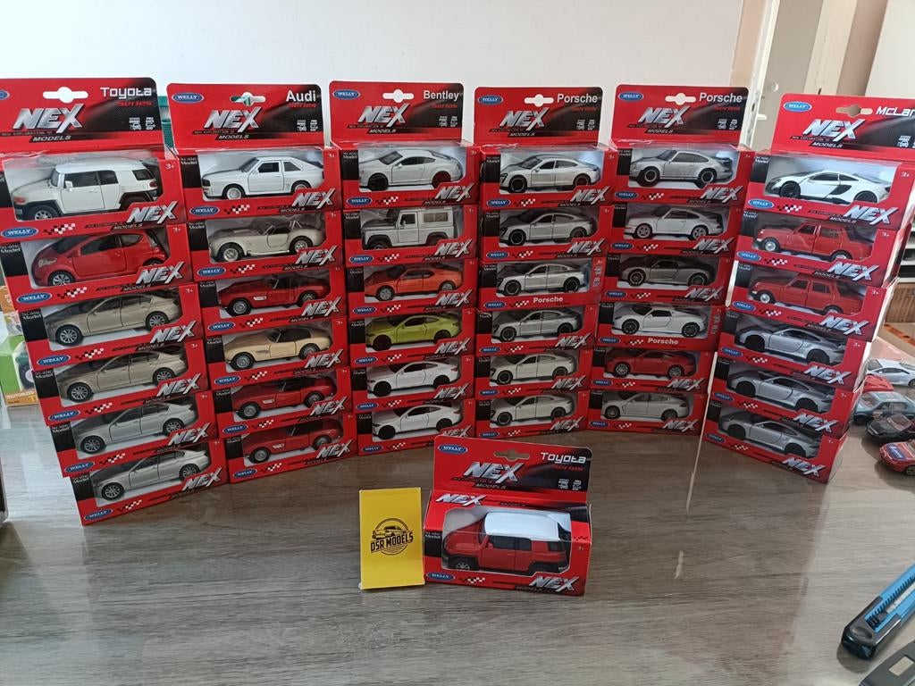 Veel verschillende Welly modellen, S, Auto, R, Nieuw