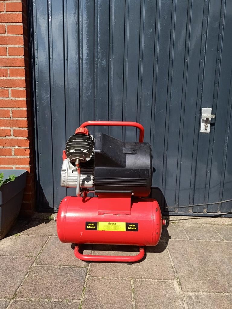 Mecha Concorde Eco Block Compressor te koop, Doe-het-zelf en Verbouw, Compressors, Ophalen, Gebruikt, 6 tot 10 bar, 25 tot 100 liter