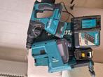 Makita DHR242ZJW Boorhamer met HEPA filter en koffer, 600 watt of meer, Boor- en/of Breekhamer, Ophalen of Verzenden, Zo goed als nieuw