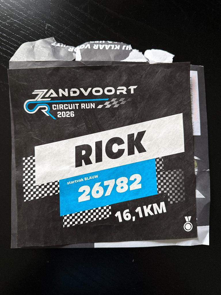 Zandvoort Circuit run 16,1km, Tickets en Kaartjes, Eén persoon