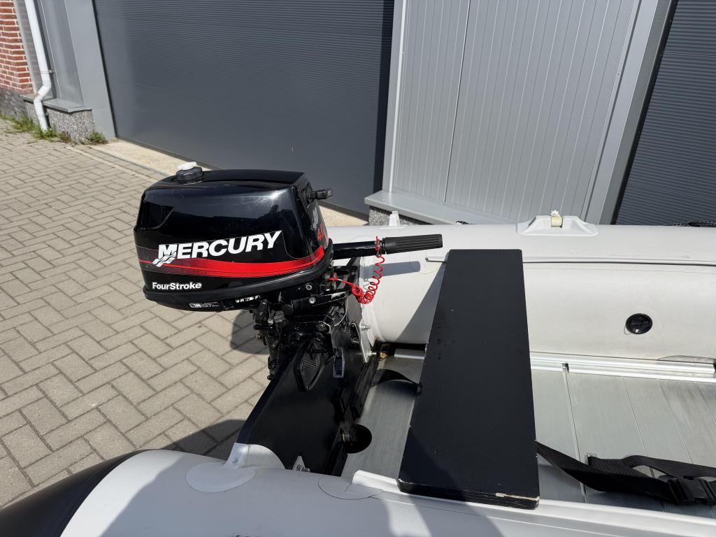 Talamex Aqualine QLX 250 Alu Rubberboot incl. Mercury 4PK 4T, Overige merken, Gebruikt, Wfwatersport@botenverhuurhoorn.nl, Talamex