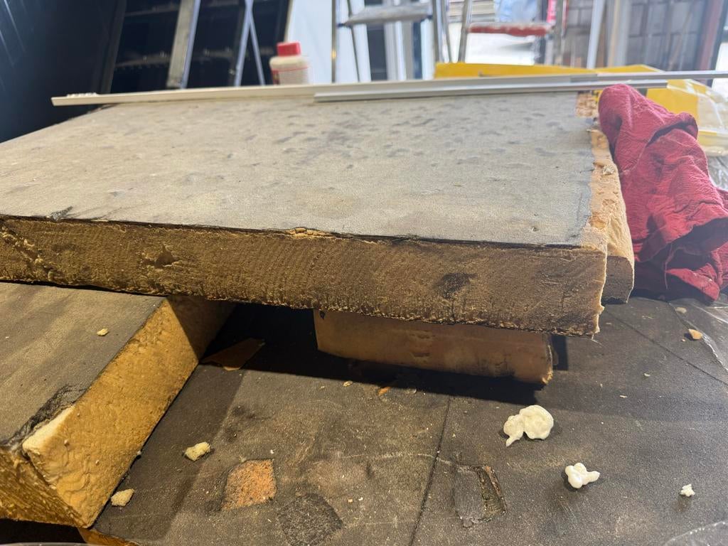 PIR isolatieplaten 8 cm dik - ca. 15 m² (gebruikt), Doe-het-zelf en Verbouw, Isolatie en Afdichting, Ophalen, Gebruikt, Hardschuim (Pir)