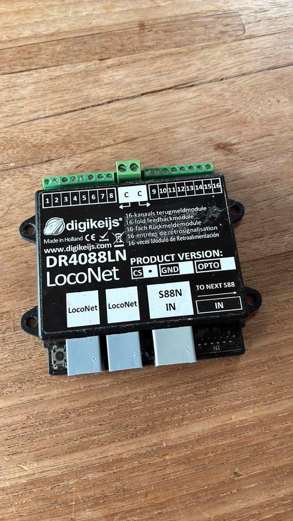 Te koop: Digikeijs DR4088LN-CS LocoNet, Hobby en Vrije tijd, Modeltreinen | H0, Zo goed als nieuw, Overige typen, Gelijkstroom of Wisselstroom
