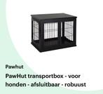 Luxe honden bench zwart (59x81x66), Dieren en Toebehoren, Hondenbenches, Ophalen, Zo goed als nieuw