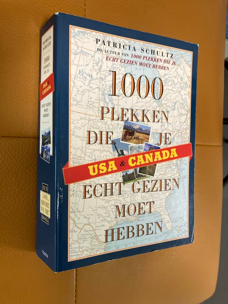 1000 Plekken die je echt gezien moet hebben: USA & Canada, Boeken, Ophalen of Verzenden, Reisgids of -boek, Noord-Amerika, Gelezen