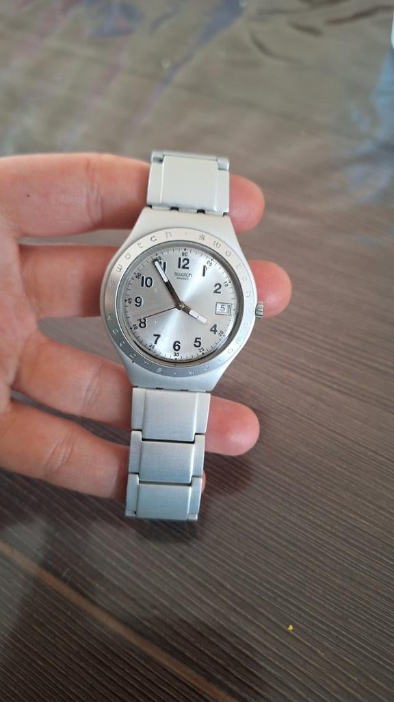 Swatch Irony Frosty Spell YGS4014AG heren horloge 2003, Polshorloge, Swatch, Ophalen of Verzenden, Zo goed als nieuw
