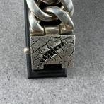 Buddha to  Buddha big Chain Black spinel | 19cm | 404568, Ophalen of Verzenden, Gebruikt, Zilver, Zilver