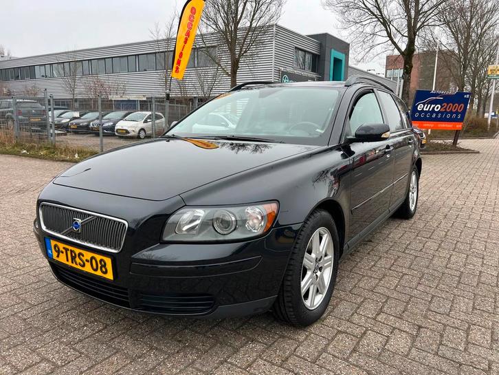 Volvo V50 1.8 - AIRCO - ZWART - LMV - CRUISE - NIEUWE APK, Auto's, Volvo, Bedrijf, Te koop, V50, ABS, Airbags, Airconditioning