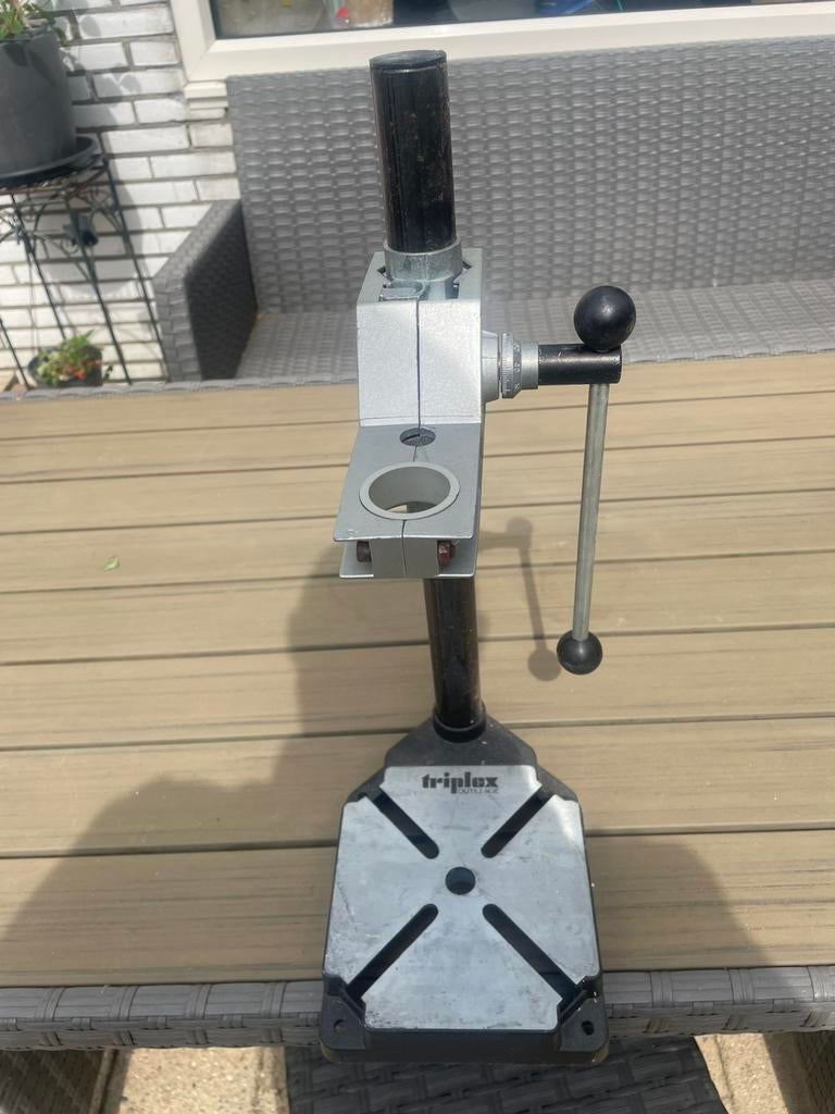 Triplex boorstandaard van het merk Wolfcraft, model, Ophalen of Verzenden, Zo goed als nieuw