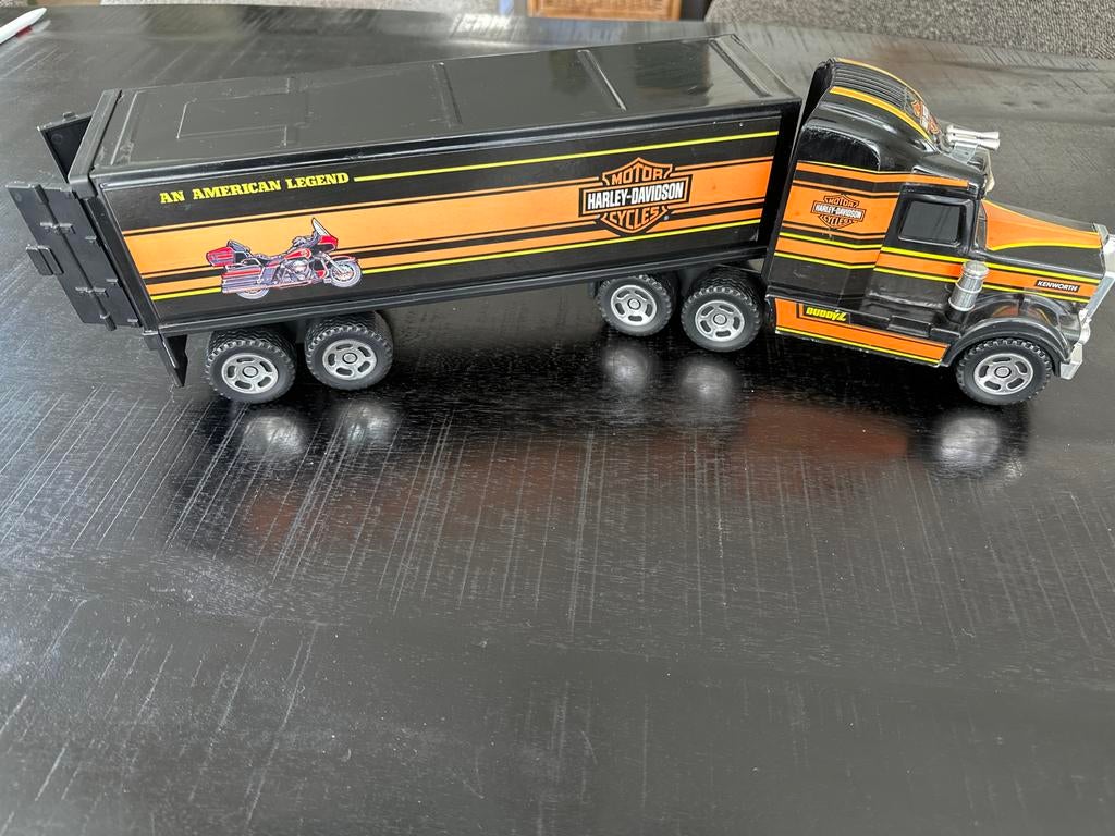 Harley-Davidson Truck Model - Kenworth W900L, Hobby en Vrije tijd, Overige merken, Gebruikt, Groter dan 1:32, Ophalen of Verzenden