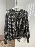 Gestipte blouse Summum, Kleding | Dames, Blouses en Tunieken, Ophalen of Verzenden, Zo goed als nieuw, Maat 38/40 (M), Zwart