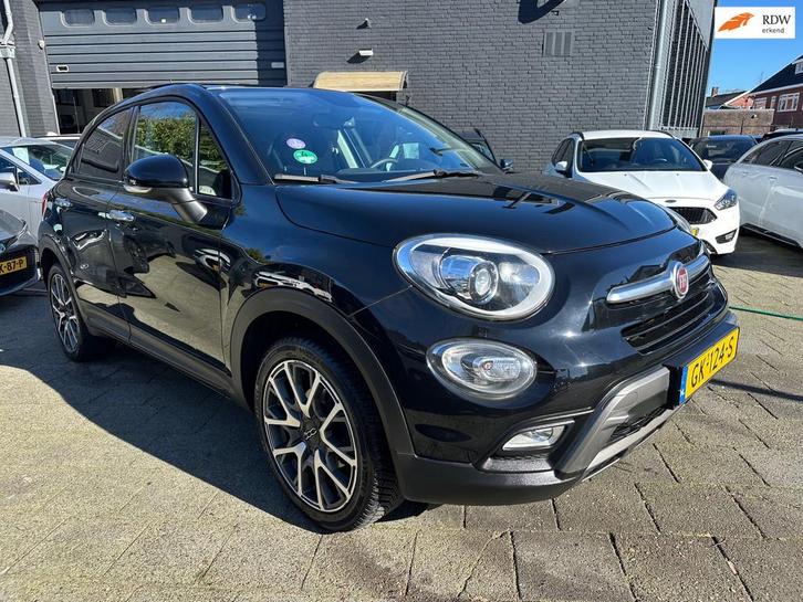 Fiat 500 X Cross 1.4 140pk Cross Plus|LEDER|NAVI|CAMERA|CLIM, Auto's, Fiat, Bedrijf, Te koop, 500X, ABS, Airbags, Airconditioning