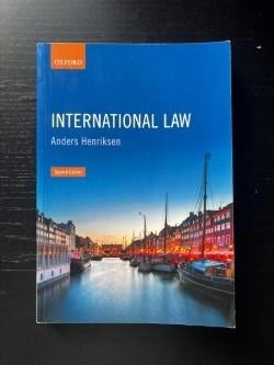 Hendriksen - International Law (second edition), Boeken, Ophalen of Verzenden, Gamma, Oxford, WO