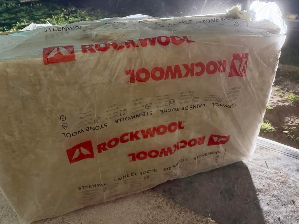Rockwool Steenwol Isolatie - 6 Platen, Ophalen, Steenwol, 5 tot 10 m², Zo goed als nieuw