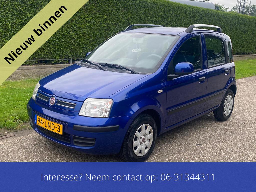 Keurig Nette Fiat Panda 1.2 2010 Blauw Goed Onderhouden, Auto's, Fiat, Euro 5, Metallic lak, 1242 cc, Origineel Nederlands