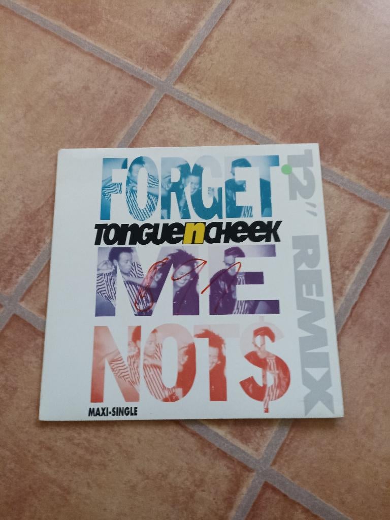 12'' Tongue 'N' Cheek - Forget me nots, Gebruikt, Maxi-single, Dance, Ophalen of Verzenden