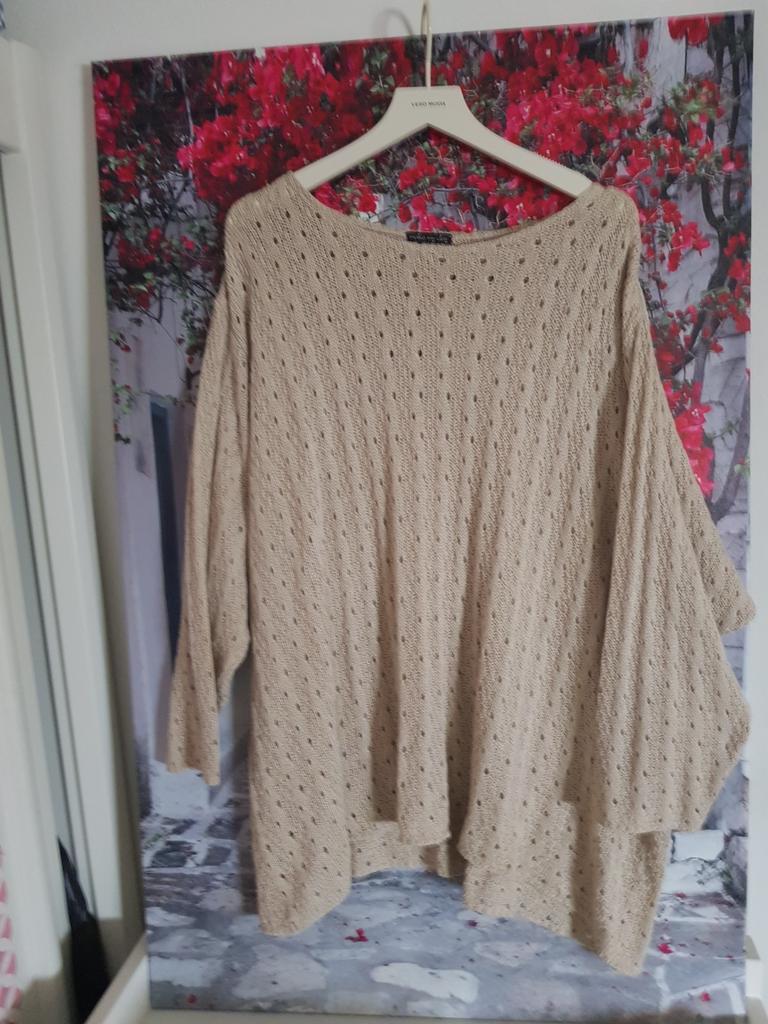make my day  gehaakte trui mt oksel tot oksel92cm, Kleding | Dames, Grote Maten, Ophalen of Verzenden, Nieuw, Trui of Vest