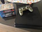 PlayStation 4 met 5 topgames en controller, Spelcomputers en Games, Avontuur en Actie, Online, Gebruikt, Vanaf 18 jaar