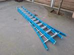 ASC aluminium ladder 3x12, zeer goede staat, Doe-het-zelf en Verbouw, Ladders en Trappen, Ophalen of Verzenden, Zo goed als nieuw