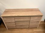 JYSK Dressoir / Kast Eikenlook - 138x50x80 cm, Ophalen, Gebruikt, 100 tot 150 cm, Met lade(s)