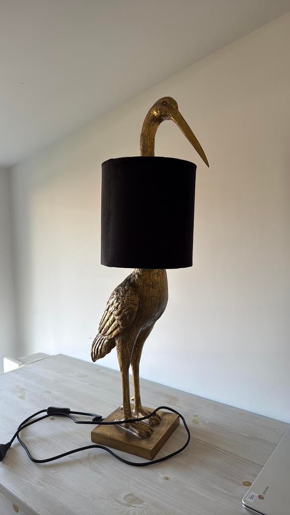 Kraanvogel lamp, Ophalen, Zo goed als nieuw, Minder dan 50 cm