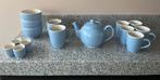Theepot, bakjes, mokken eierdoppen lichtblauw Tams England, Ophalen, Overige typen, Zo goed als nieuw, Overige stijlen