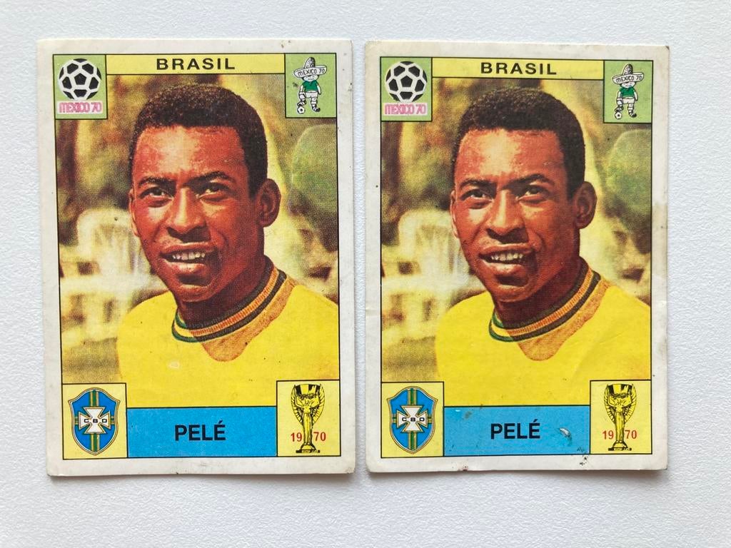 Panini World Cup Story PELE #38 2X, Ophalen of Verzenden