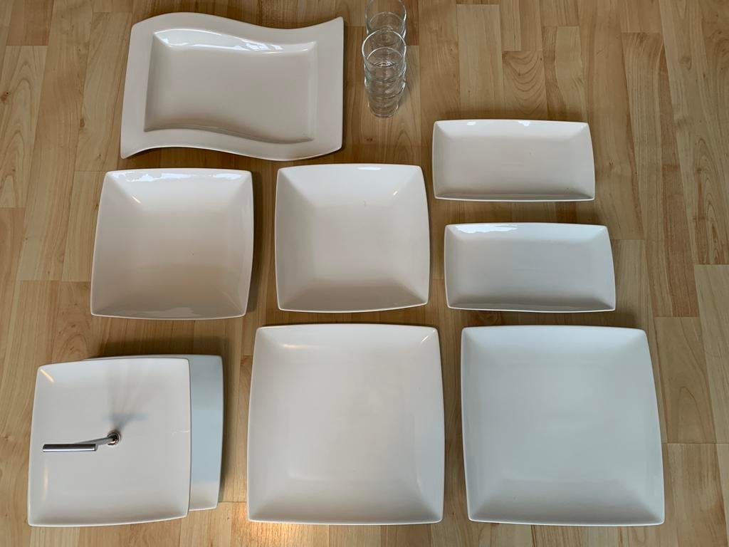 Supermooie borden, schaal, etagere porselein nieuw!, Huis en Inrichting, Keuken | Servies, Nieuw, Ophalen of Verzenden, Bord(en)