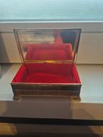 Antieke vintage sieraden doos, Sieraden, Tassen en Uiterlijk, Ophalen of Verzenden, Overige materialen, Overige typen