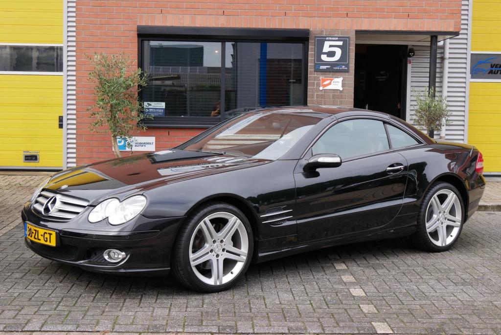 Mercedes-Benz SL-klasse 350. stoelverwarming/verkoeling. mem, Automaat, Achterwielaandrijving, Gebruikt, Cabriolet