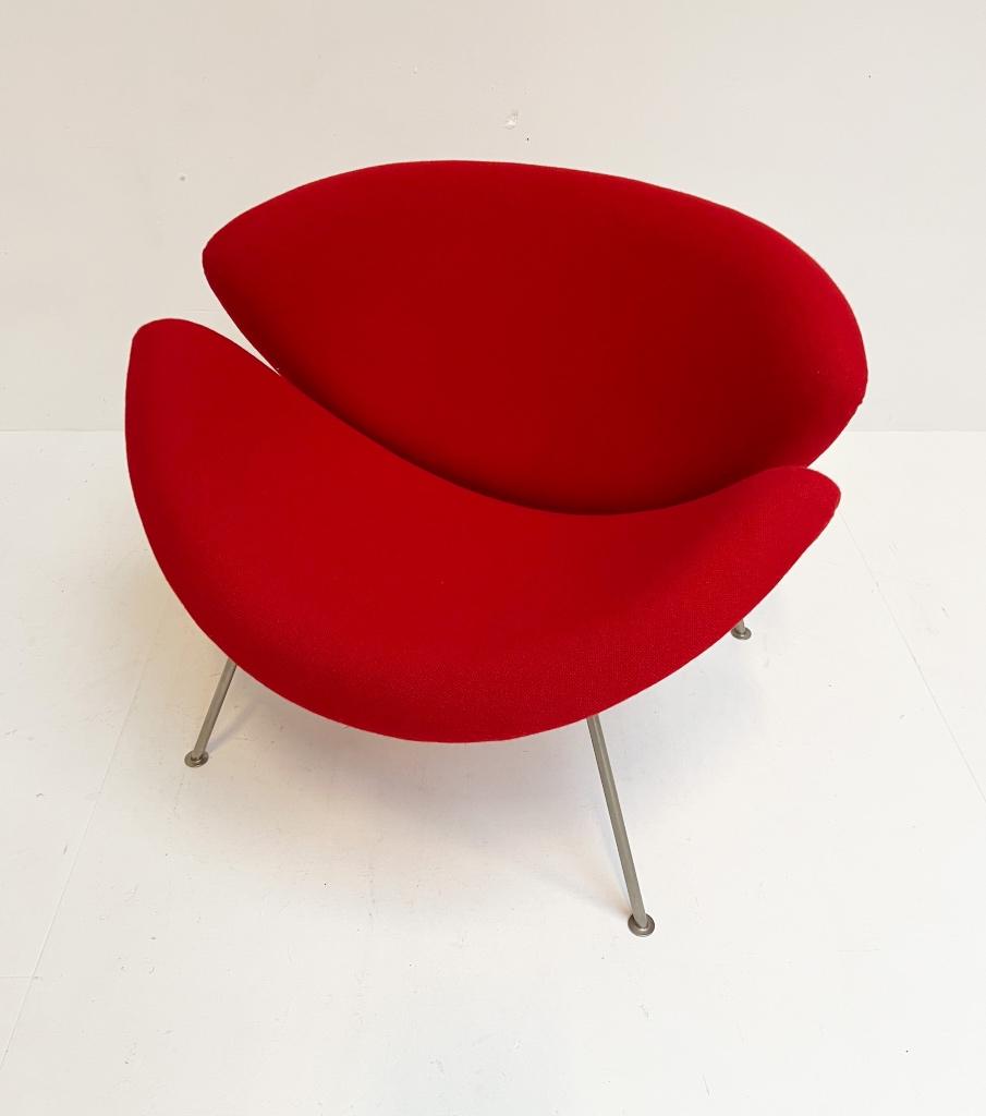 Geherstoffeerde Slice fauteuil van P. Paulin voor Artifort, Huis en Inrichting, Fauteuils, Design, 75 tot 100 cm, Ophalen of Verzenden