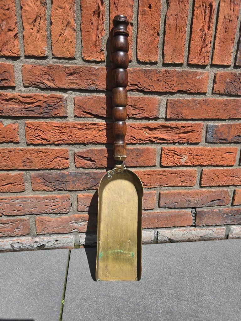 Zeer grote & zware eind 18e eeuwse gruttersschep 56 cm €29!, Ophalen of Verzenden, Koper