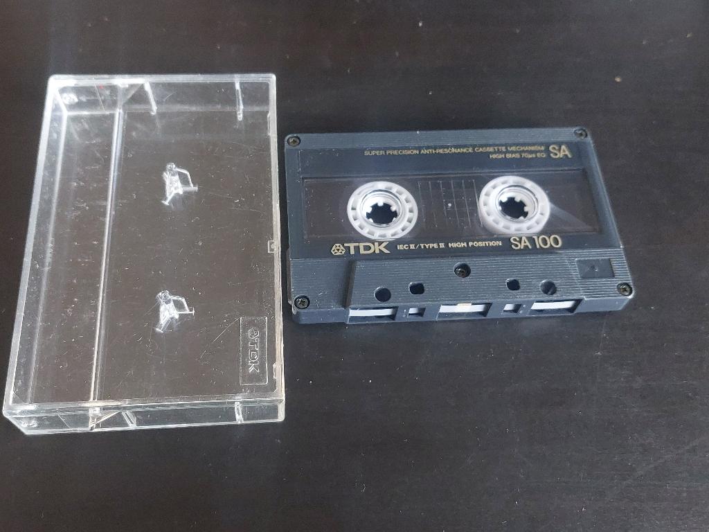 TDK SA 100 CASSETTEBANDJE, Overige genres, 1 bandje, Ophalen of Verzenden, Zo goed als nieuw