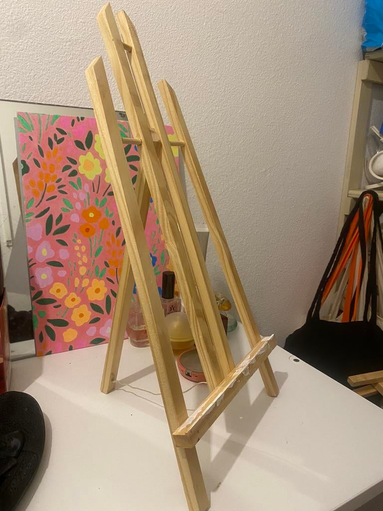 3 houten schildersezels te koop, Ophalen of Verzenden, Zo goed als nieuw, Ezel
