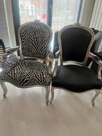 2 barok stoelen, Huis en Inrichting, Stoelen, Gebruikt, Twee, Overige kleuren, Vintage barok stoelen