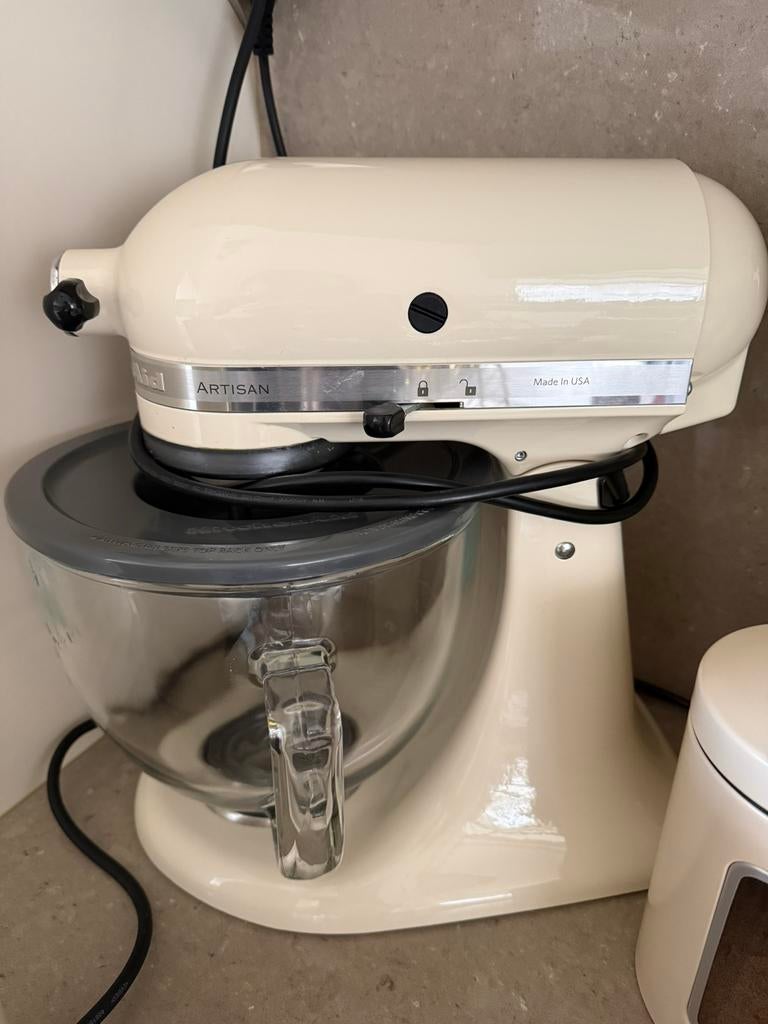 Kitchenaid glazen mengkom, Huis en Inrichting, Keuken | Keukenbenodigdheden, Ophalen of Verzenden, Zo goed als nieuw