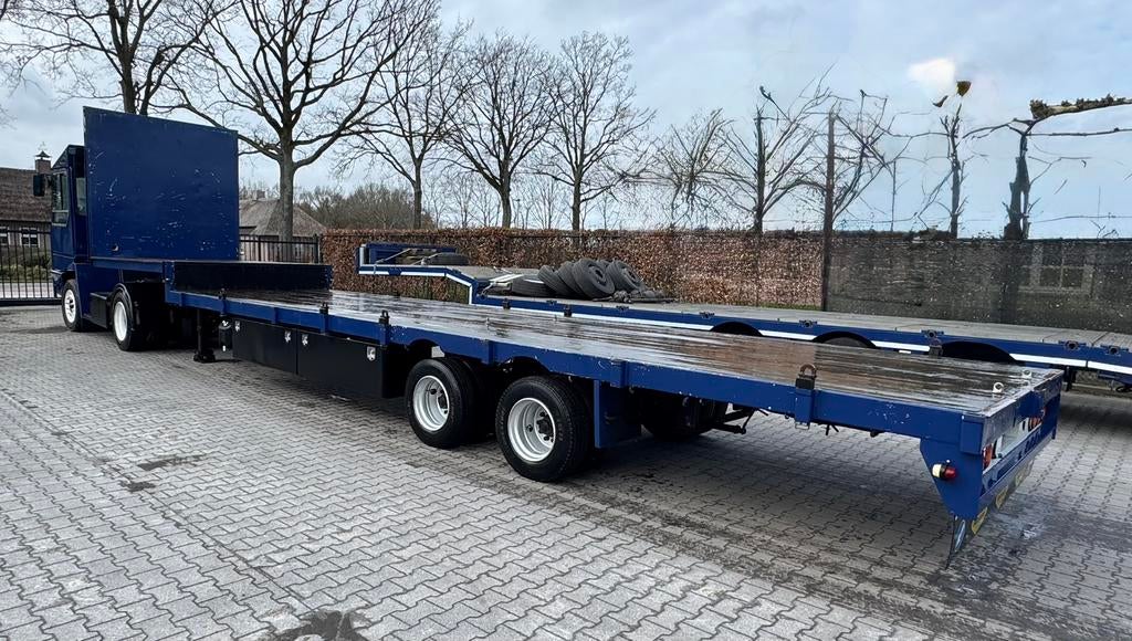 2-assige Semi Dieplader, Blauw, Particulier, Aanhangers en Opleggers, Te koop