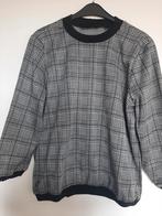 Trui en broek met pied-de-poule ruit., Ophalen of Verzenden, Zo goed als nieuw, Maat 42/44 (L), Zwart