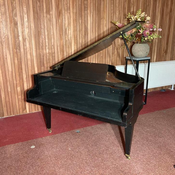 Lege baby vleugel voor elektrische piano of keyboard, Muziek en Instrumenten, Piano's, Gebruikt, Vleugel, Zwart, Hoogglans, Ophalen