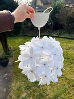 IKEA witte bloemen hanglampen (2 stuks), Huis en Inrichting, Lampen | Hanglampen, Ophalen of Verzenden, Zo goed als nieuw, Kunststof