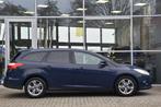 Ford Focus Wagon 1.0 EcoBoost Edition Airco Pdc Trekhaak 1st, Euro 5, Gebruikt, Zwart, Blauw