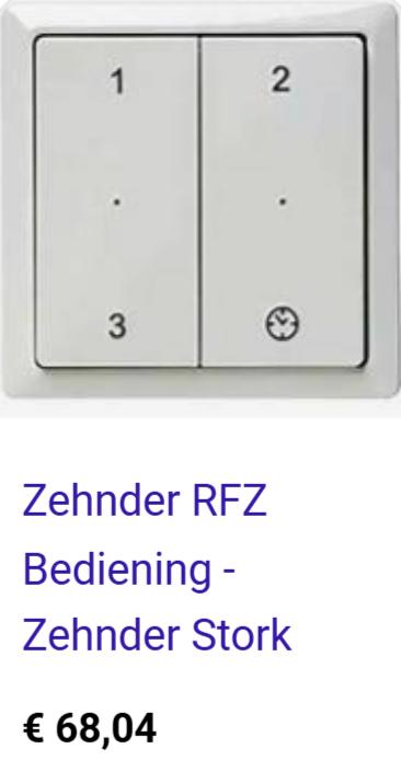 zehnder bediening draadloos, Ophalen, Nieuw, Afzuiger